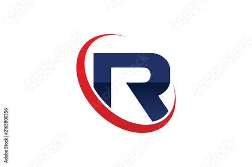Letter R circular logo