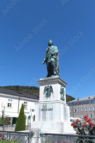 Estatua de Mozart en Salzburgo