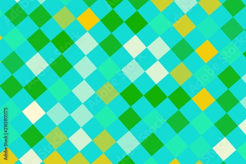 Colorful mosaic pattern with bright shades and geometric design