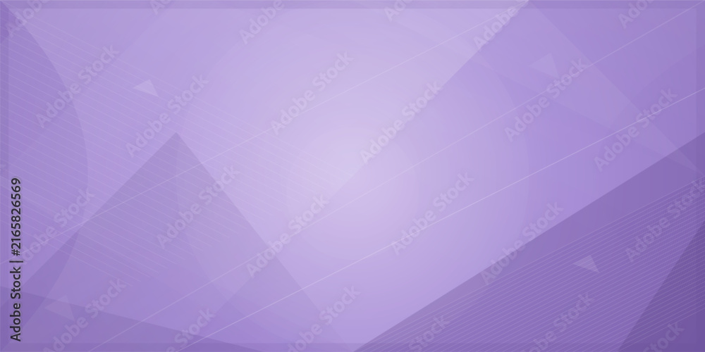 Obraz premium Abstract purple geometric background with soft triangular shapes and light gradients
