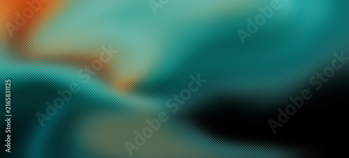 Abstract background with teal and orange gradient and glassmorphism texture