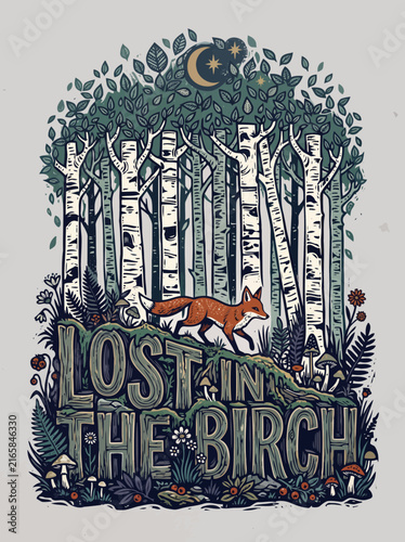 Vector Illustration for T-Shirt Design
