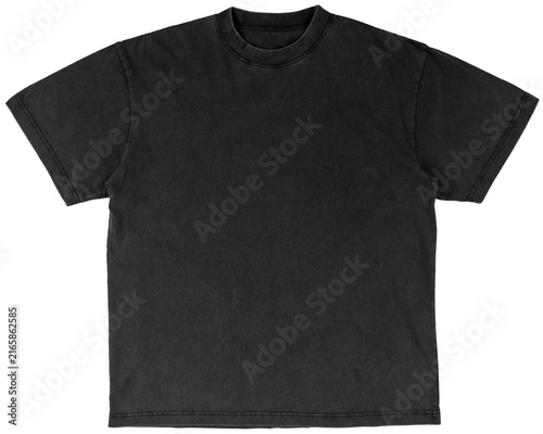Bild auf Leinwand VINTAGE BLACK TEE SHIRT - FRONT