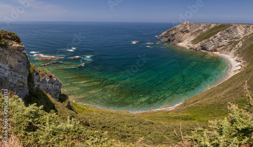 Konstfotografi Secret beach in asturias