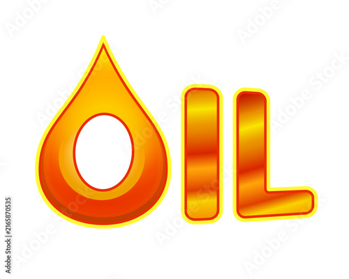 Petroleum oil illustration