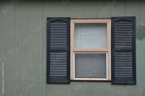 Tapety artystyczne window with shutters