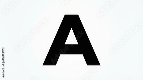 letter a made of colorful letters