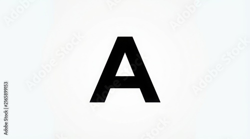 letter a in red