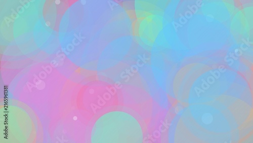 Soft Pastel Circles Abstract Background