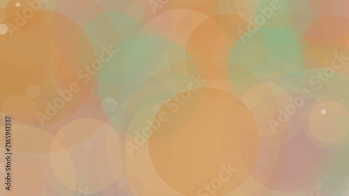 Soft Pastel Circles Abstract Background with Ethereal Bokeh Effect
