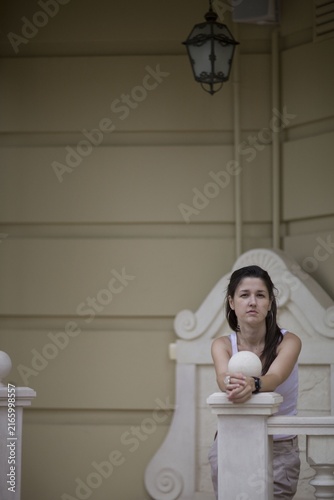 Fotografie Young woman portrait outdoors