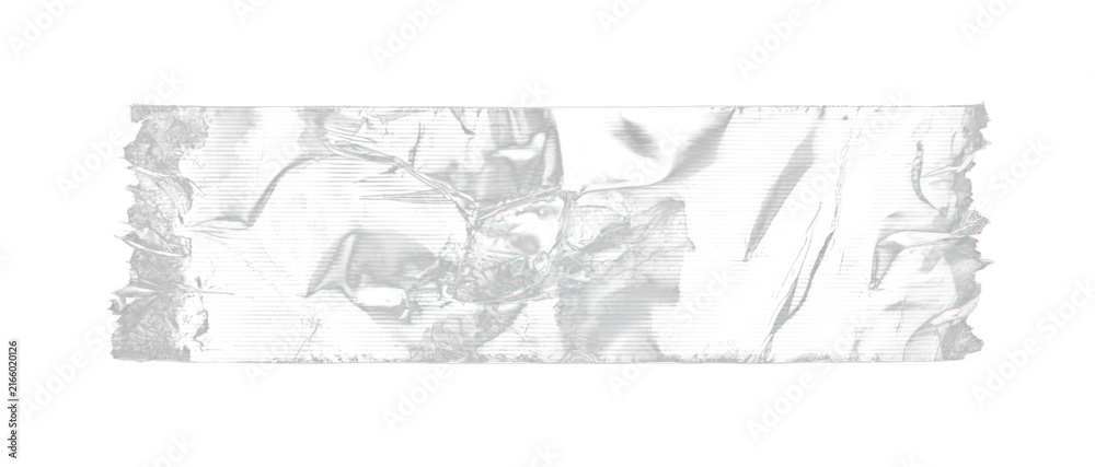 Fototapeta premium PNG Crumpled transparent plastic wrap on black background.