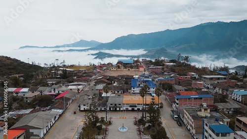 Video of the Llama Village overlooking a sea of ​​clouds in Chota, Cajamarca, Peru