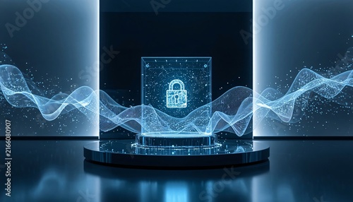 Adaptive AI Payment Security Concept, Minimal Fintech Risk Management Background