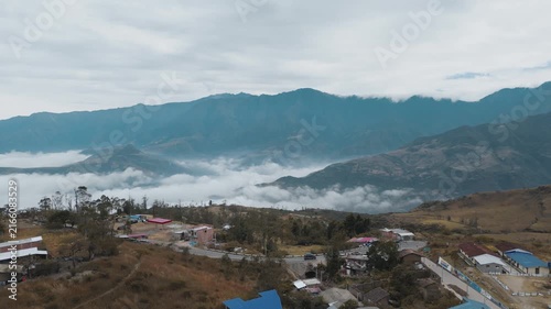 Video of the Llama Village overlooking a sea of ​​clouds in Chota, Cajamarca, Peru