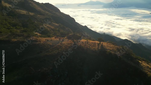 Video overlooking a sea of ​​clouds in the Andean village of Llama near Chota, in Cajamarca, Peru