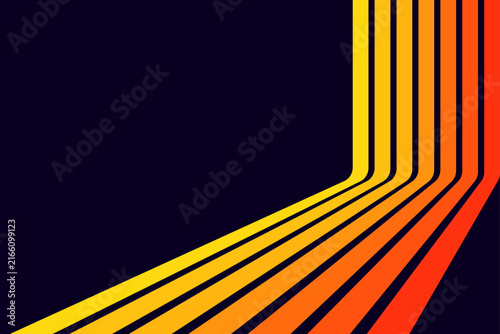Abstract wavy stripes forming a vintage pattern|Vector design with a nostalgic retro feel|Suitable for banners and packaging
