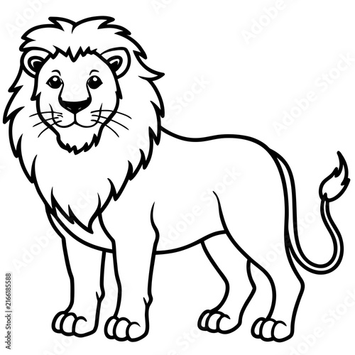 cartoon lion cartoon