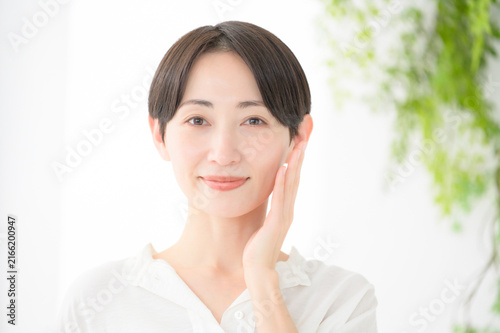 Obraz w ramie 日本人女性のビューティイメージ