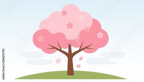 Fototapeta Pink cherry blossom