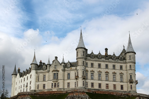 Dunrobin Castle is the largest in the northern Scottish Highlands and dates from the early 14th century 