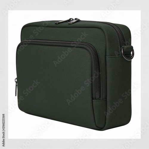 Minimalist Dark Forest Green Urban Laptop Backpack
