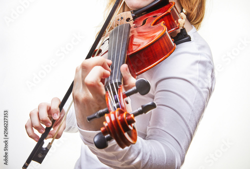 Canvas Print Violin of a classical musical instrument