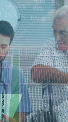 Animation of data processing over diverse doctors