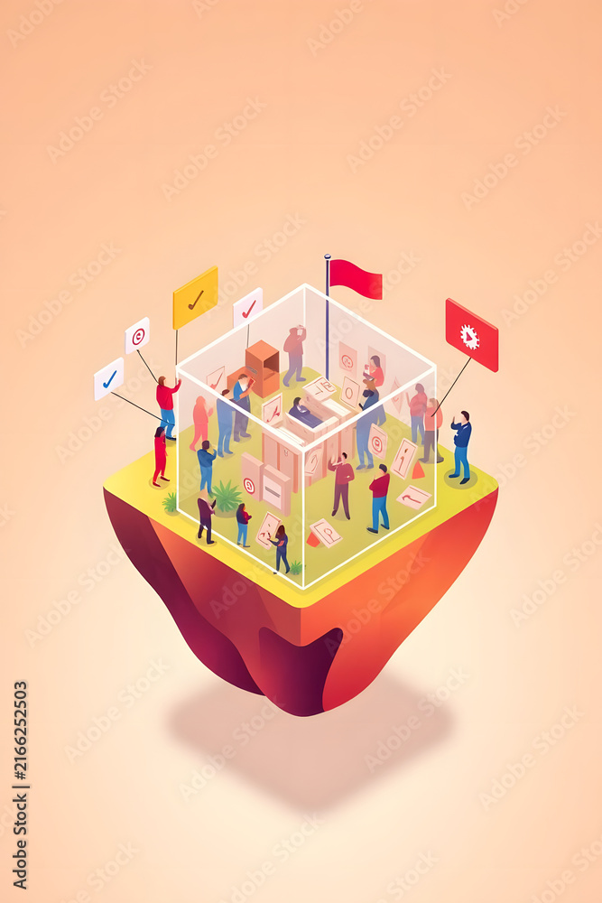 Fototapeta premium Collaborative Workflow