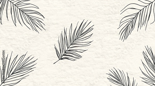 Leaves Pattern Background 