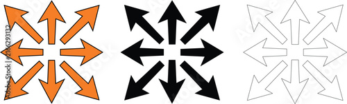 Fotografía Expand arrows icon