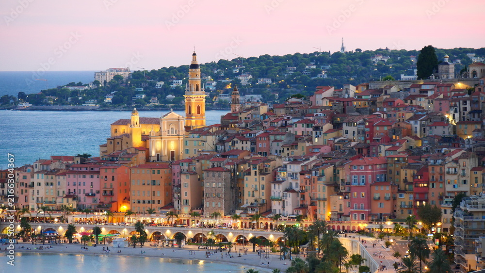 Naklejka premium Menton 