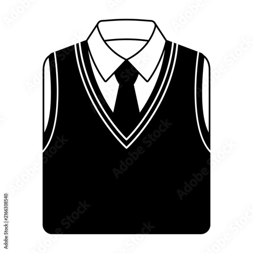 folded school uniform icon