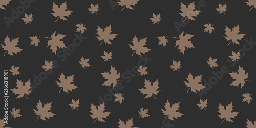 Maple classic halloween fabric surface texture seamless, tile pattern for graphic element backdrop banner background