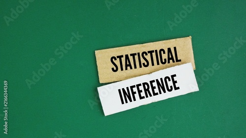 Foto The word statistical inference