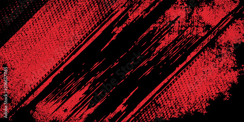 Black and red abstract grunge background with halftone style. grunge texture background.  football, basketball, baseball, tennis, rugby, bicycling design simple abstract modern. eps 10