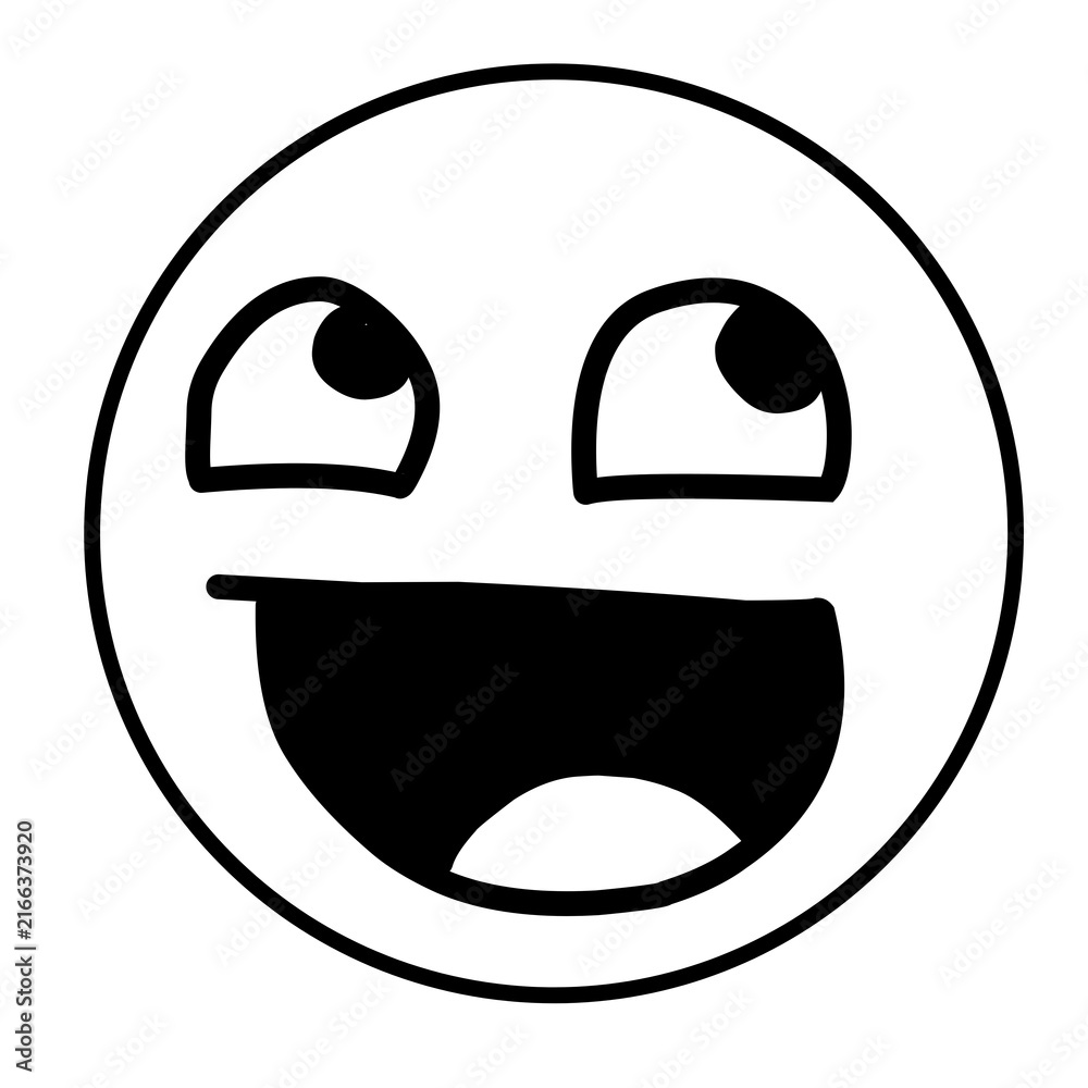 Naklejka premium smiley face icon