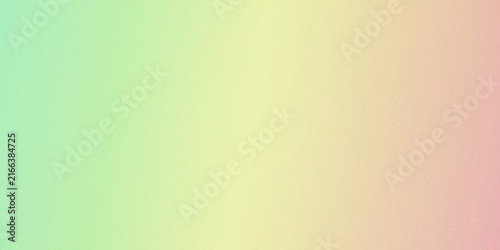 Soft pastel grain texture background with light green yellow and peach orange gradient blending