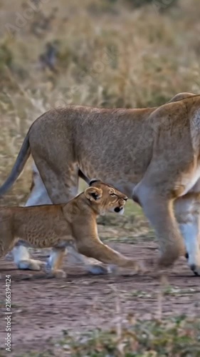 lioness with cub