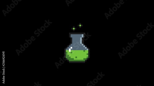 Halloween Potion Pixel Art Animation