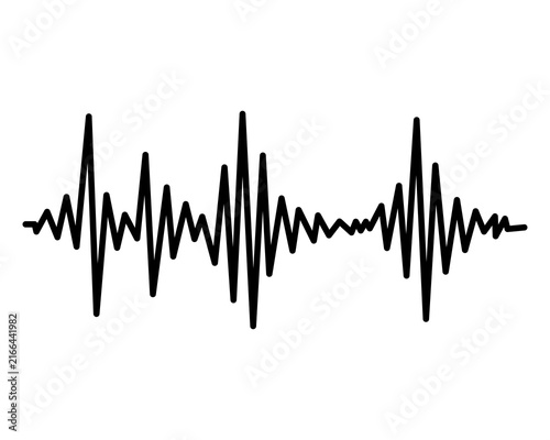 Black Sound Waveform Audio Icon Transparent Background