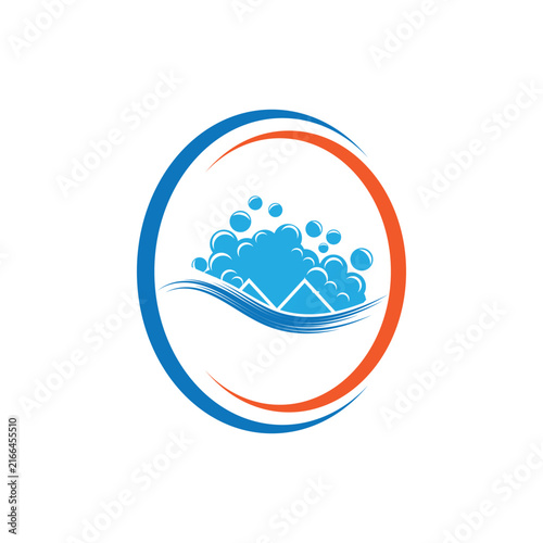 Cleaning logo and symbol illustration vector template