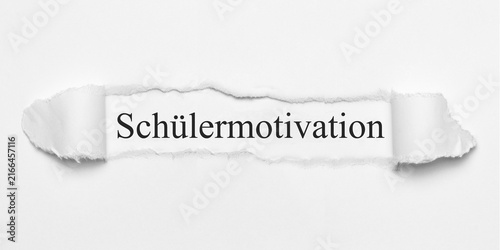 Obraz na płótnie Schülermotivation 