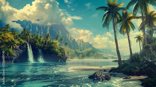 Tropical Paradise Landscapes 
