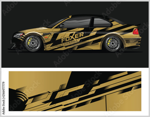 Stylish Car Wrap Design for Automotive Branding