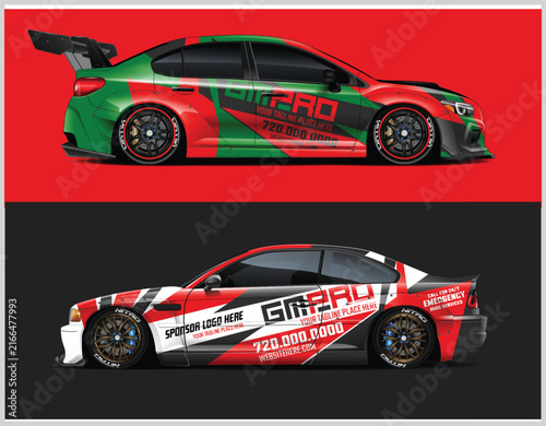 Dynamic Car Wrap Design for Marketing