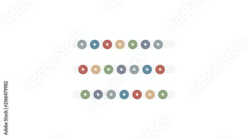 Clay bead Monochrome Bead Sorting Lanes counting loop