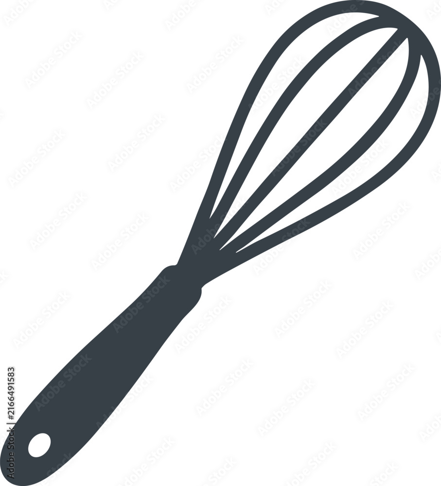 Obraz premium Kitchen whisk icon. Kitchen whisk icon for cooking and baking interface design