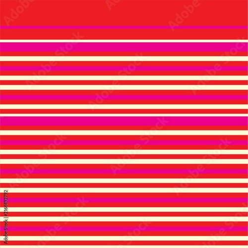 Seamless Red, Yellow, and Pink line pattern