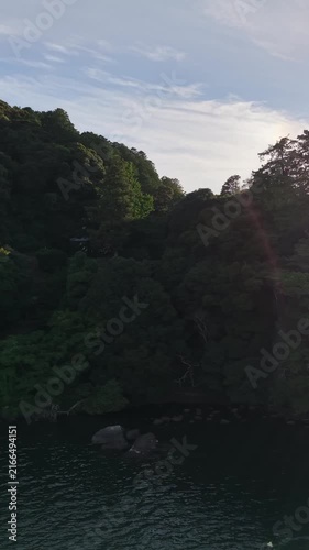 観光PR向け・滋賀の豊かな森と神秘的な崖上の寺 / For Tourism PR Lush Forest in Shiga and Mysterious Cliff-top Temple